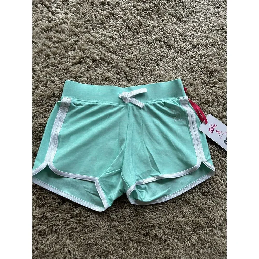 LOT of 3 JUSTICE size 7/8 DOLPHIN SHORTS Pink Green Blue NEW WITH TAGS Q24